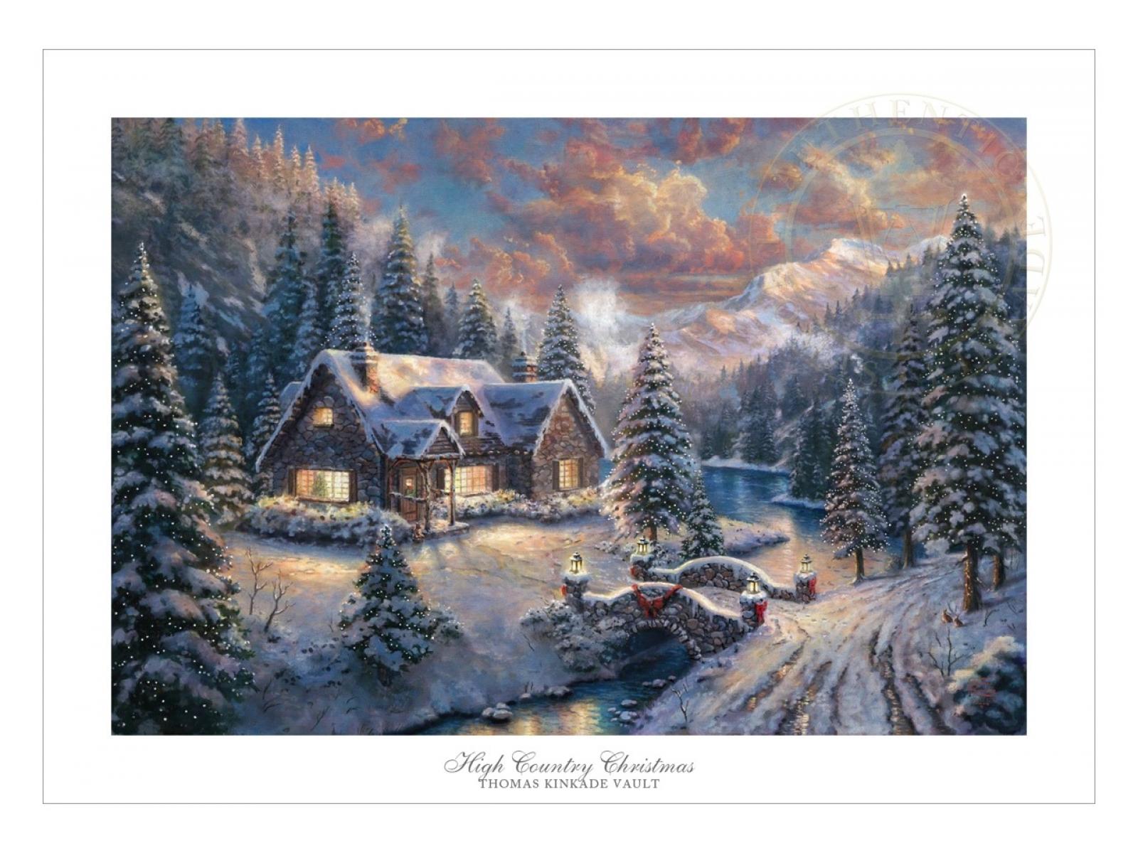 Thomas Kinkade Winter Wallpapers