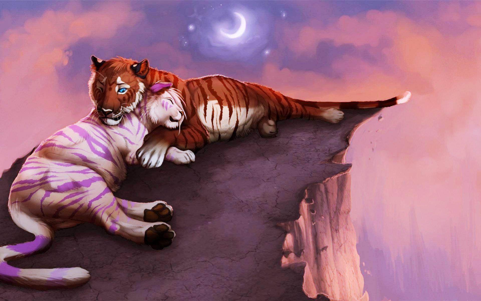 Tiger Galaxy Wallpapers