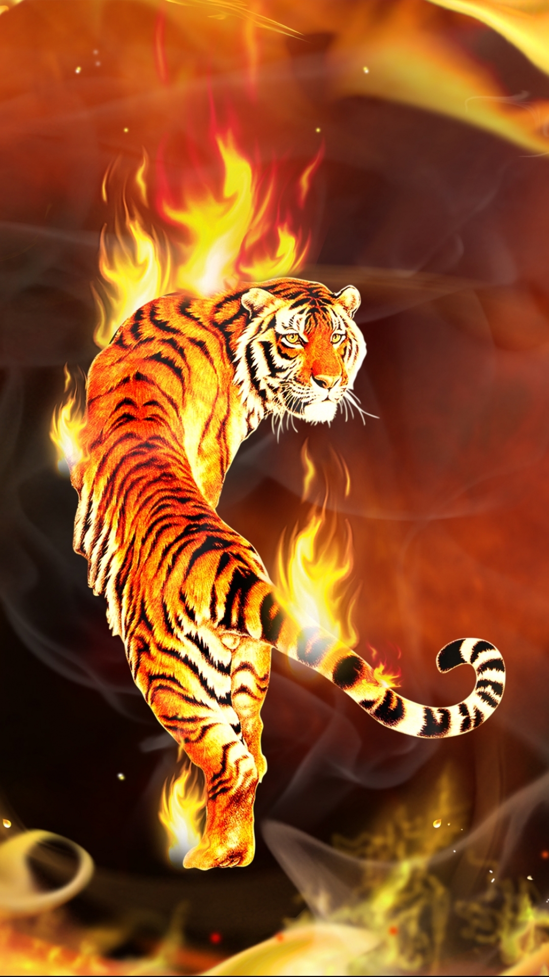 Tiger 3D Iphone Wallpapers