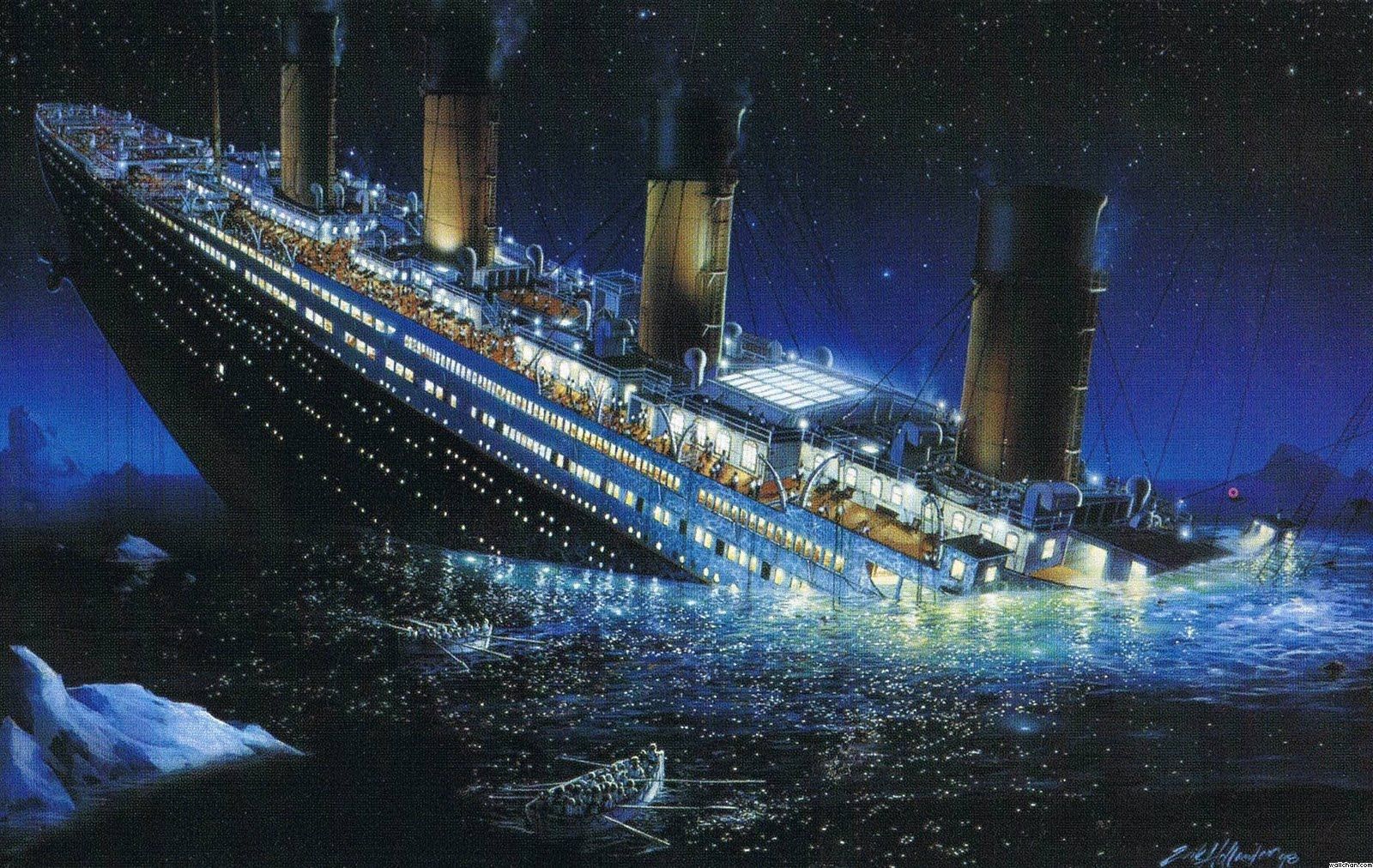 Titanic Sinking Wallpapers