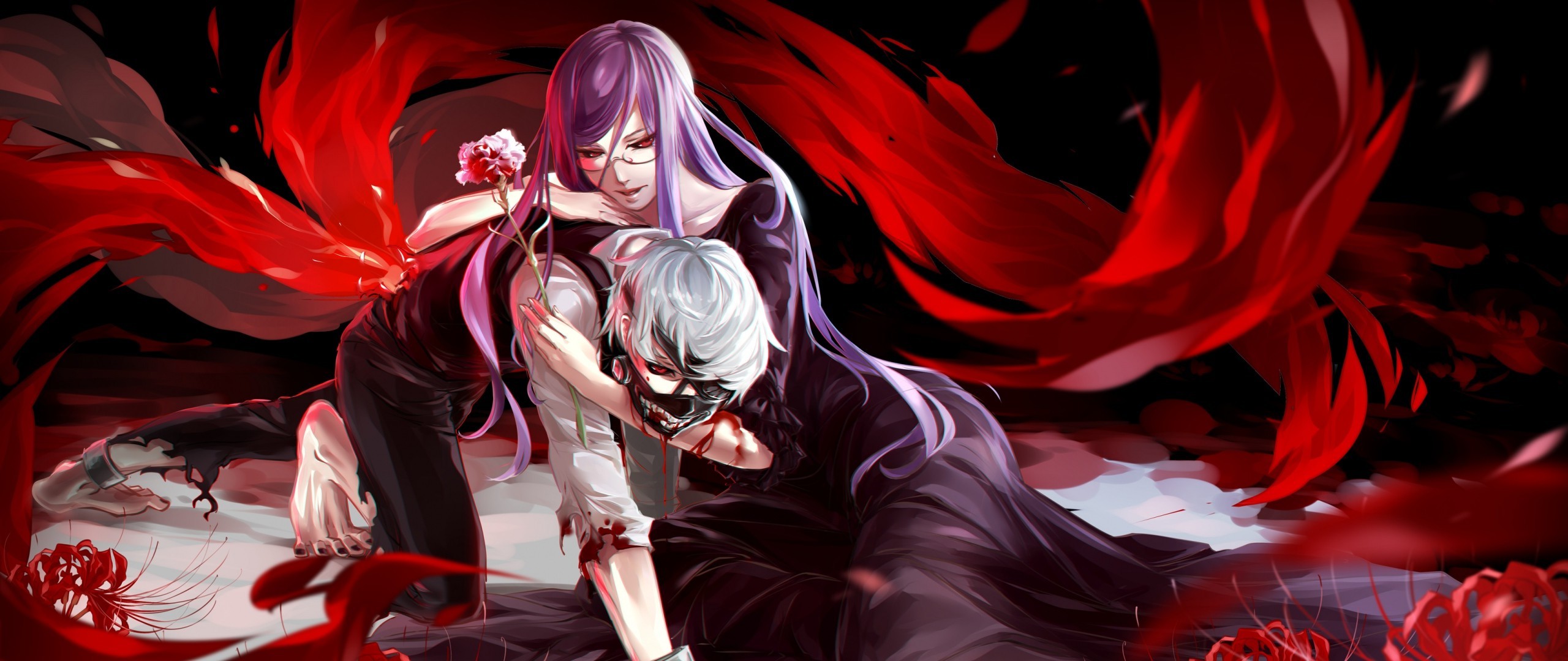 Tokyo Ghoul Dual Monitor Wallpapers