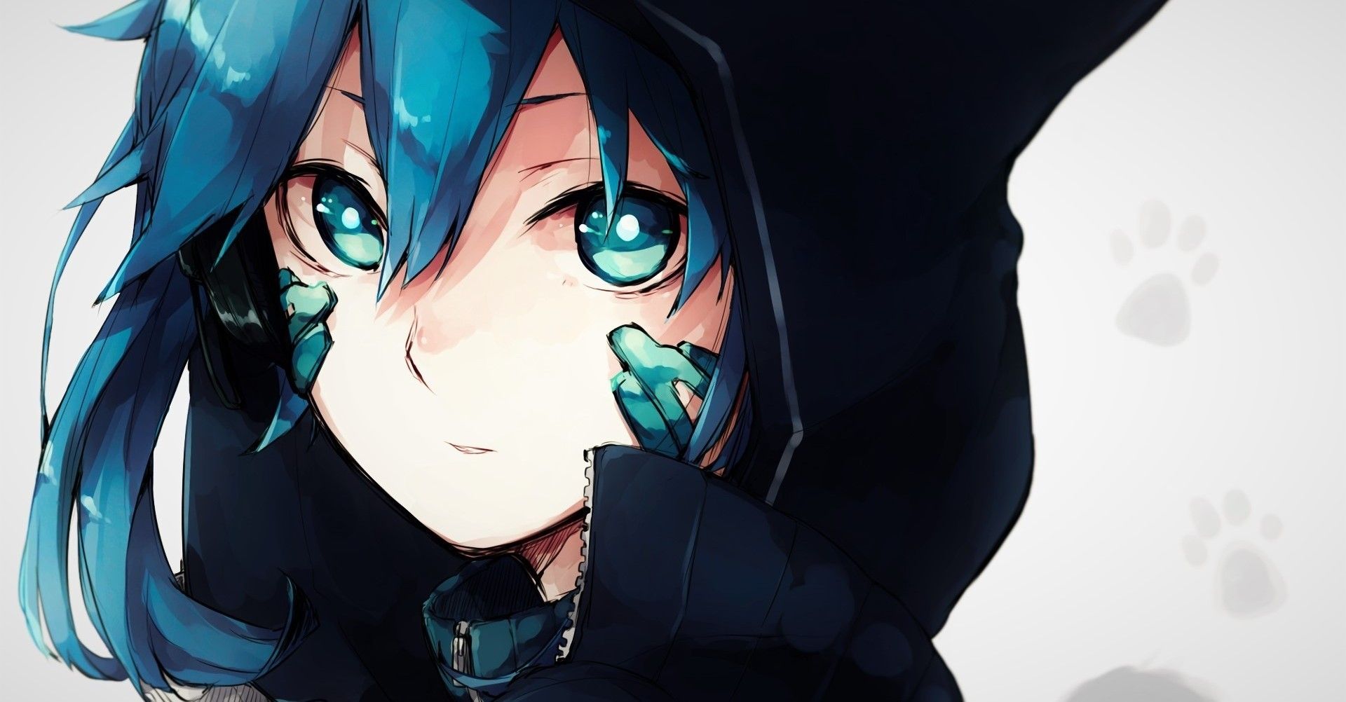 Tomboy Hoodie Cute Anime Girl Wallpapers