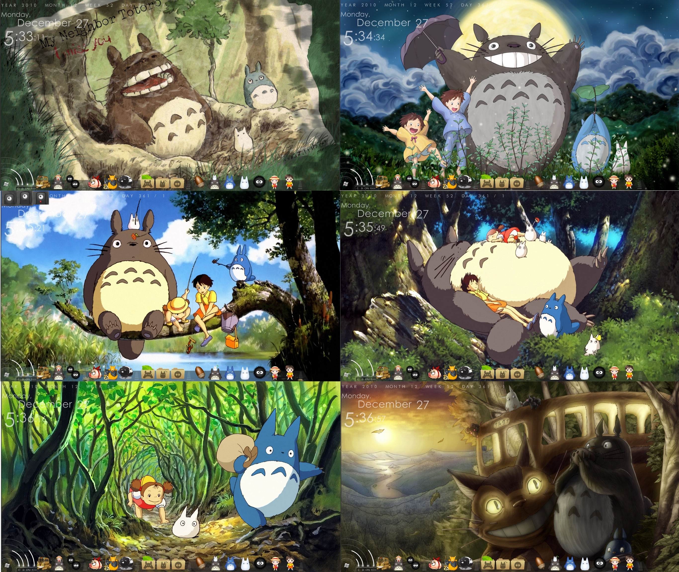 Totoro Desktop Wallpapers