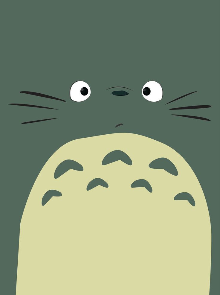 Totoro Minimalist Wallpapers