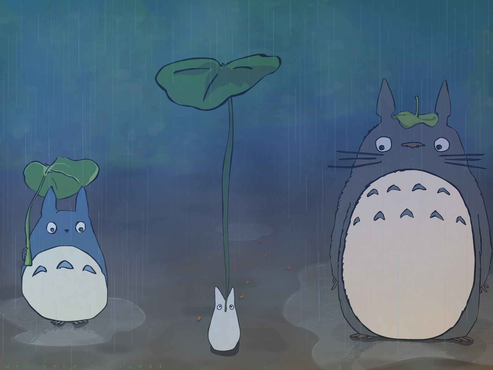 Totoro Umbrella Wallpapers