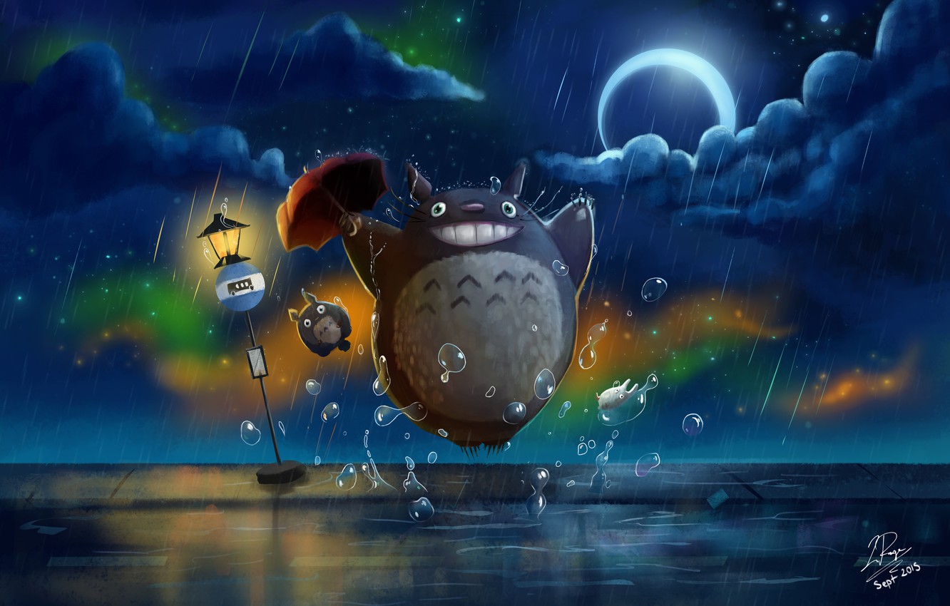 Totoro Umbrella Wallpapers