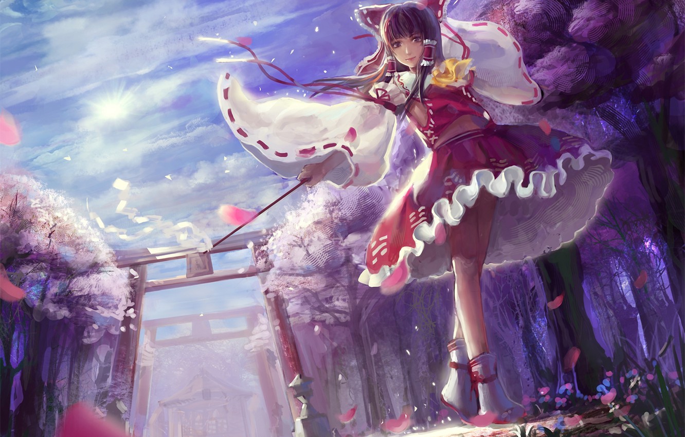 Touhou Reimu Wallpapers