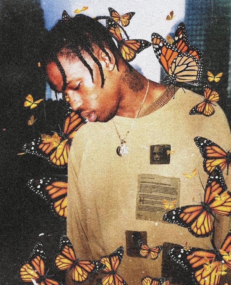 Travis Scott Butterfly Wallpapers