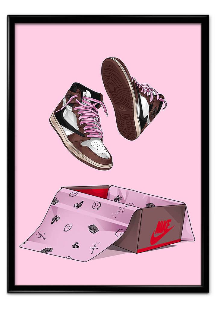 Travis Scott Jordan 1 Wallpapers