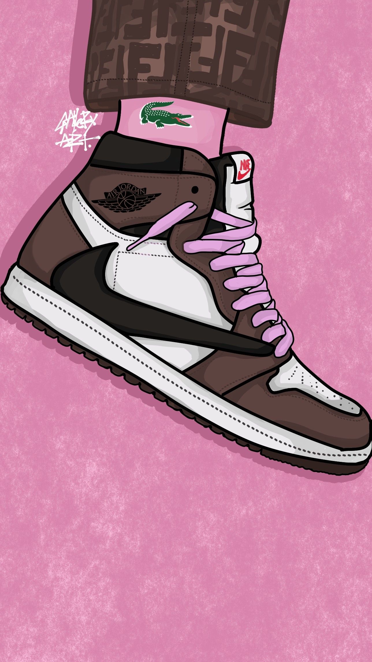 Travis Scott Jordan 1 Wallpapers