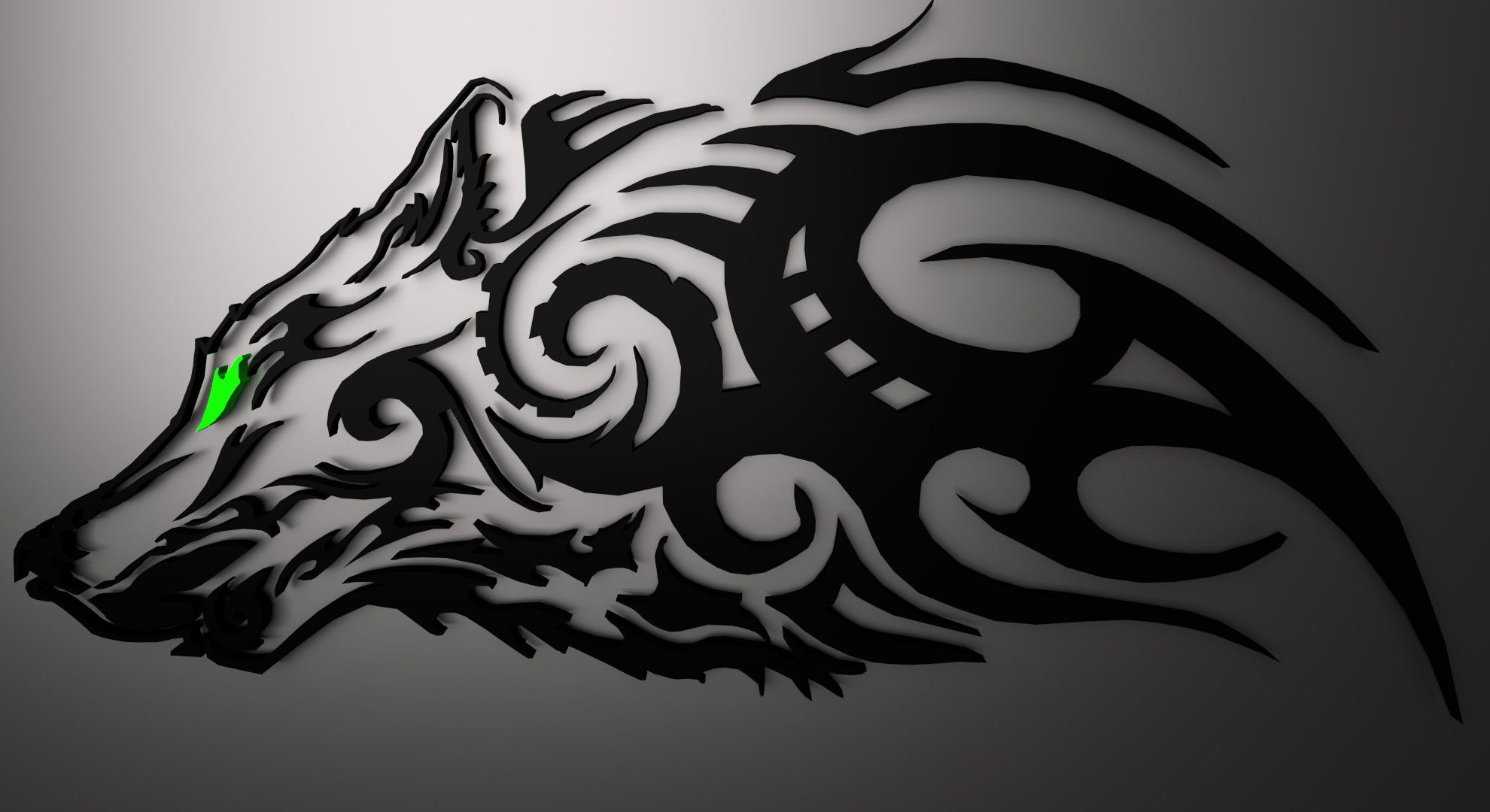 Tribal Wolf Wallpapers