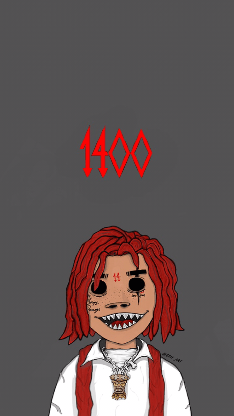 Trippie Redd Cartoon Wallpapers