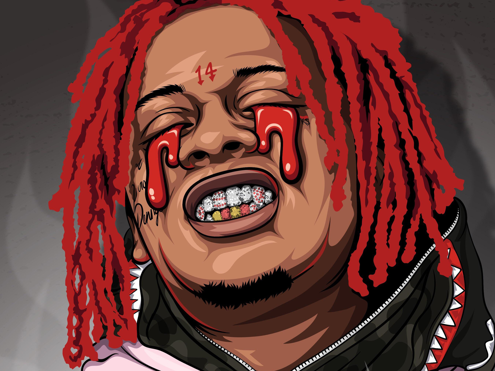 Trippie Redd Cartoon Wallpapers