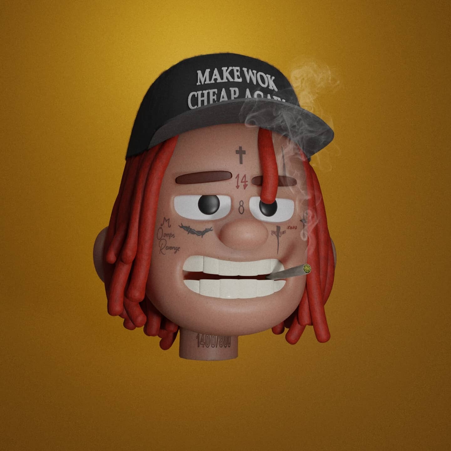 Trippie Redd Cartoon Wallpapers