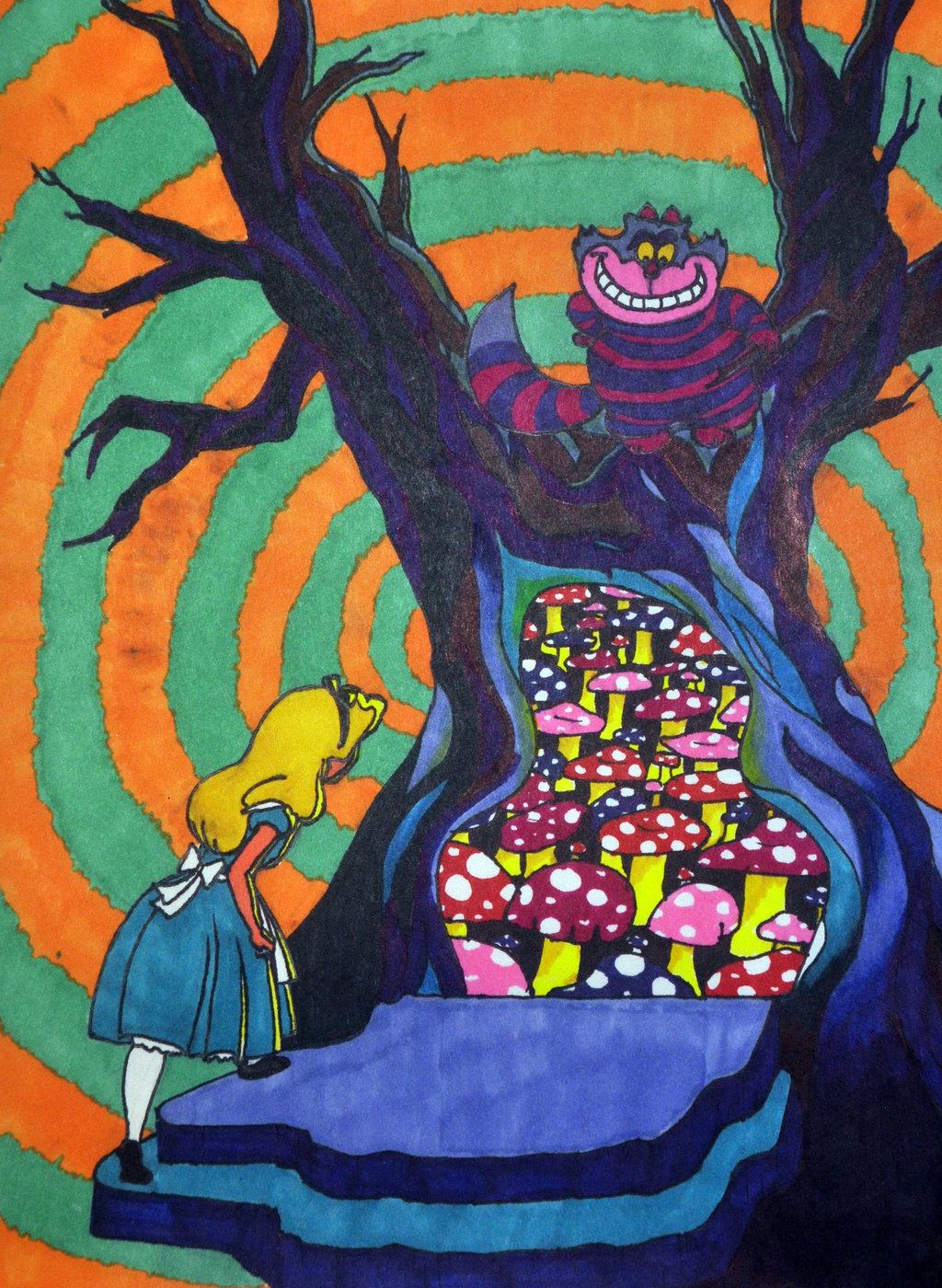 Trippy Alice In Wonderland Art Wallpapers