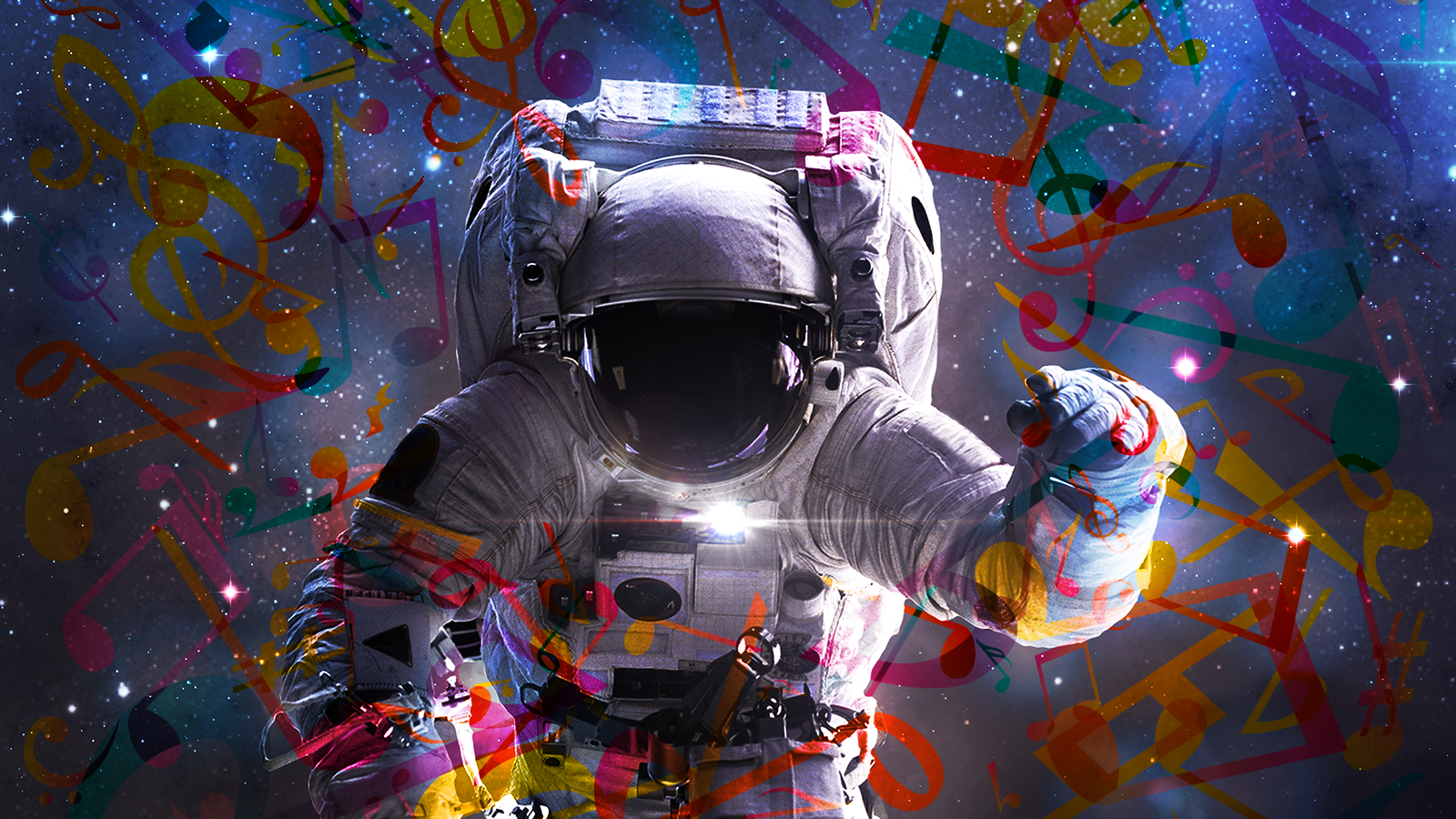 Trippy Art Astronaut In Space Wallpapers