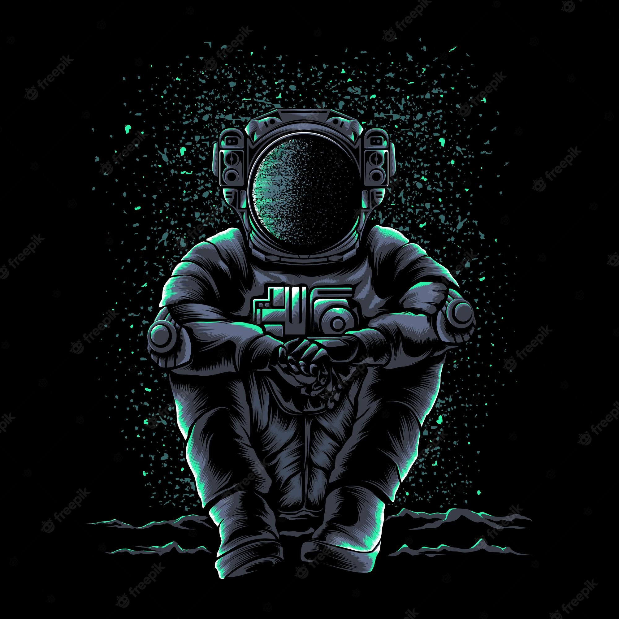 Trippy Astronaut Wallpapers