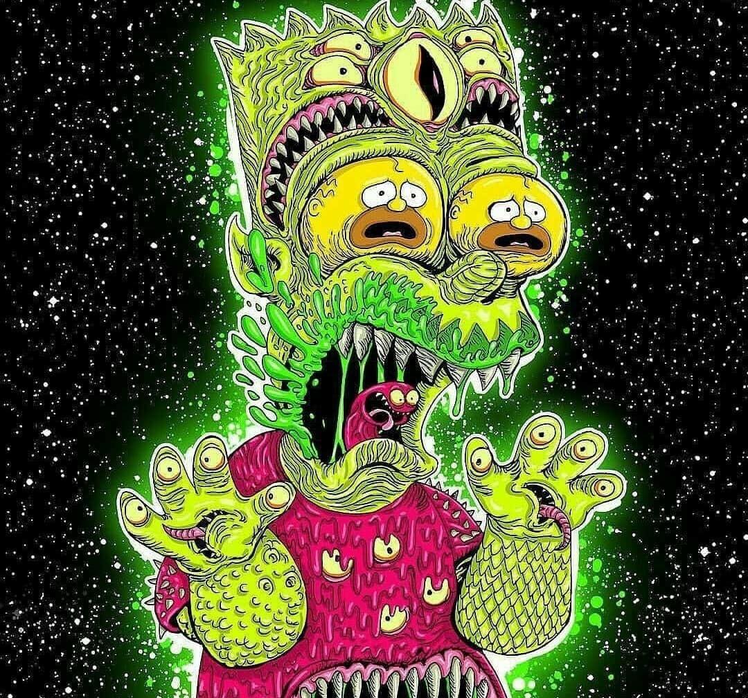 Trippy Bart Simpson Wallpapers