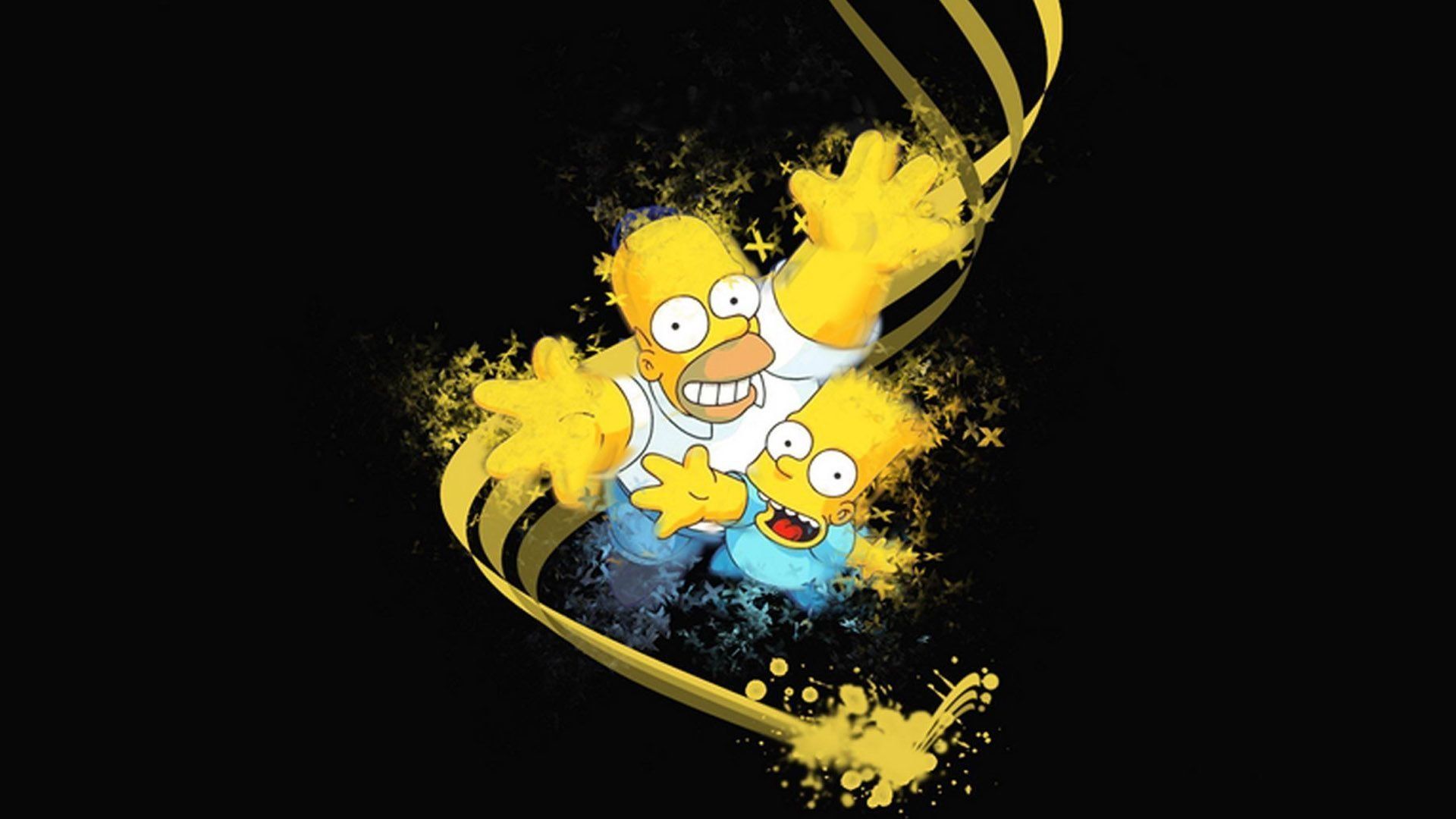 Trippy Bart Simpson Drawing Wallpapers