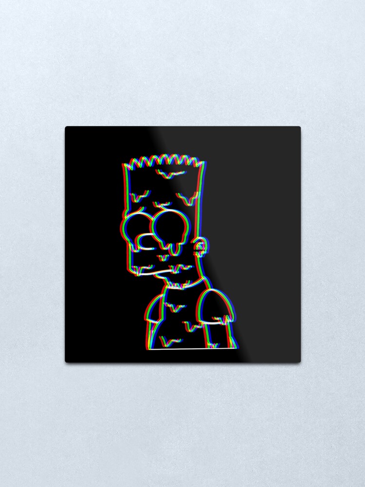 Trippy Bart Simpson Drawing Wallpapers