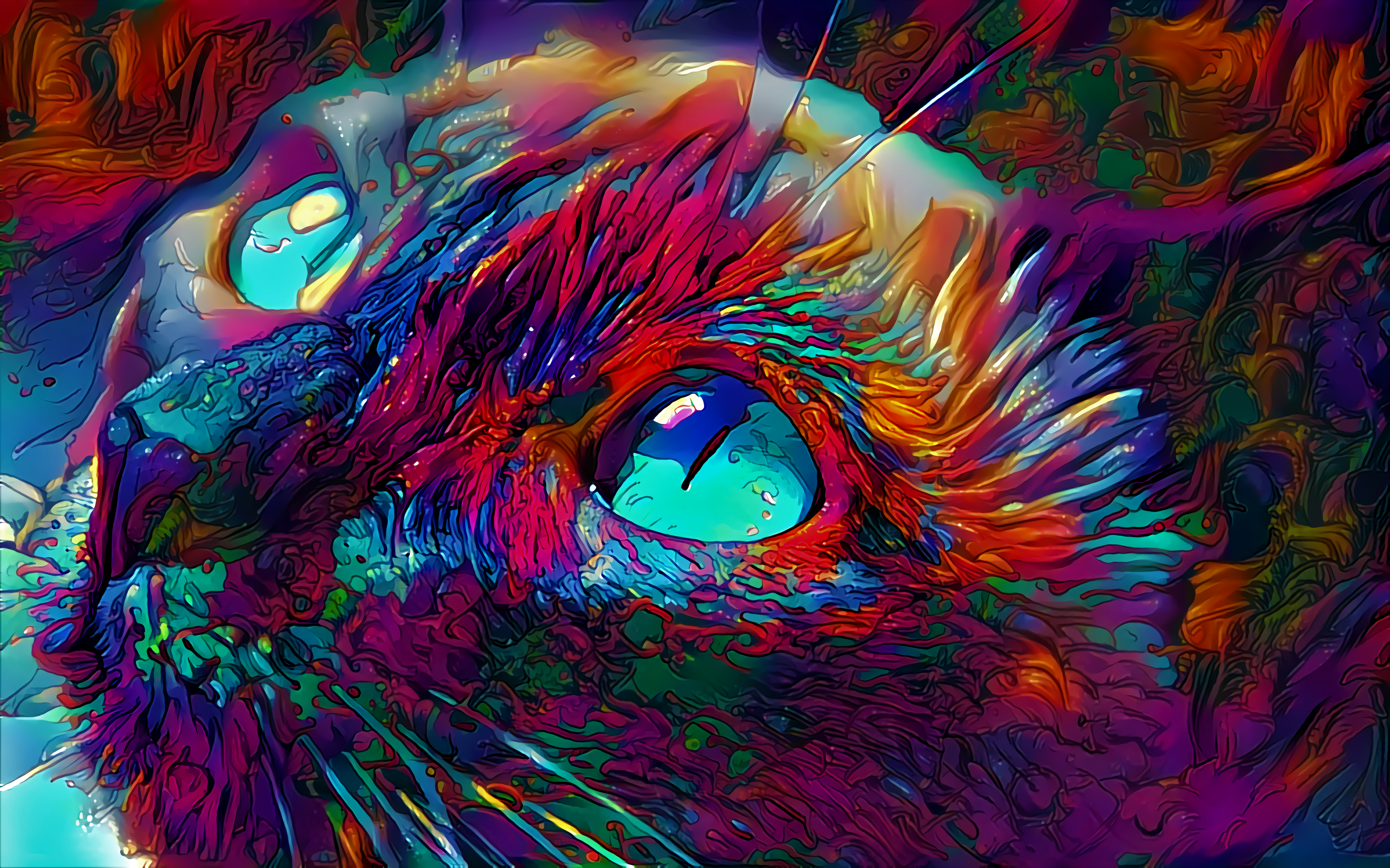 Trippy Cat Wallpapers