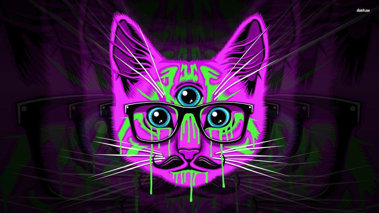 Trippy Cat Wallpapers