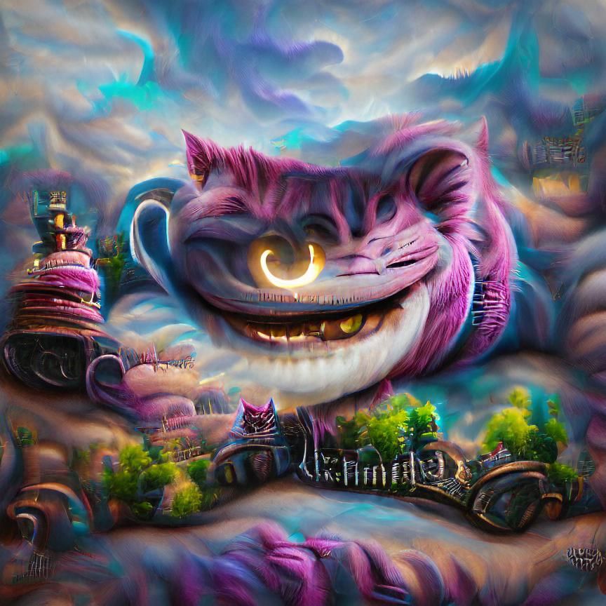 Trippy Cheshire Cat Wallpapers