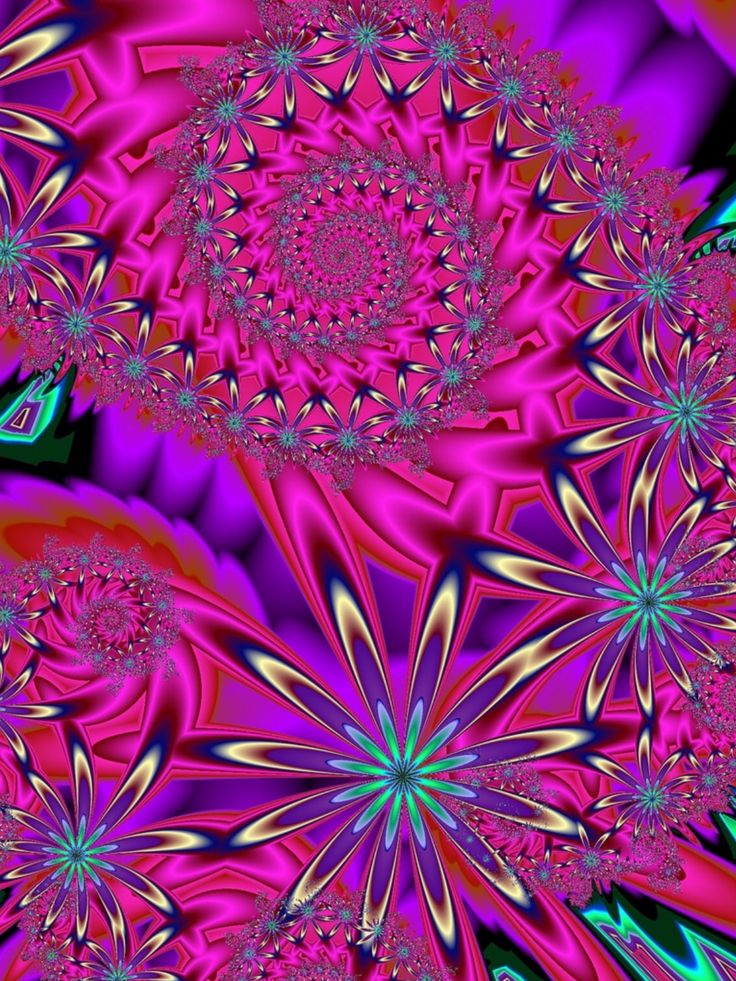 Trippy Flower Wallpapers