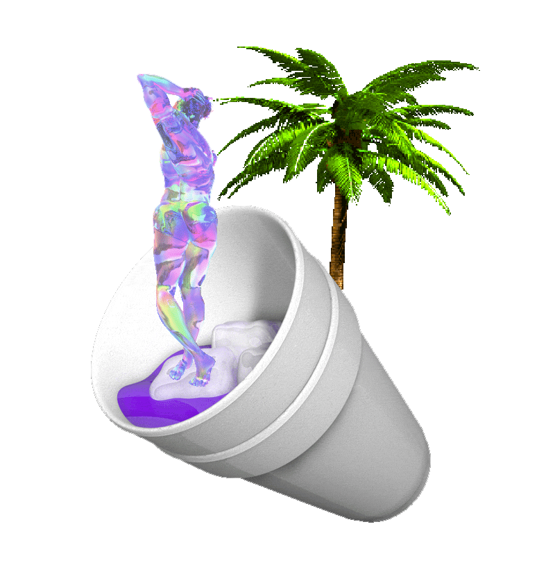 Trippy Lean Cup Cartoon Wallpapers