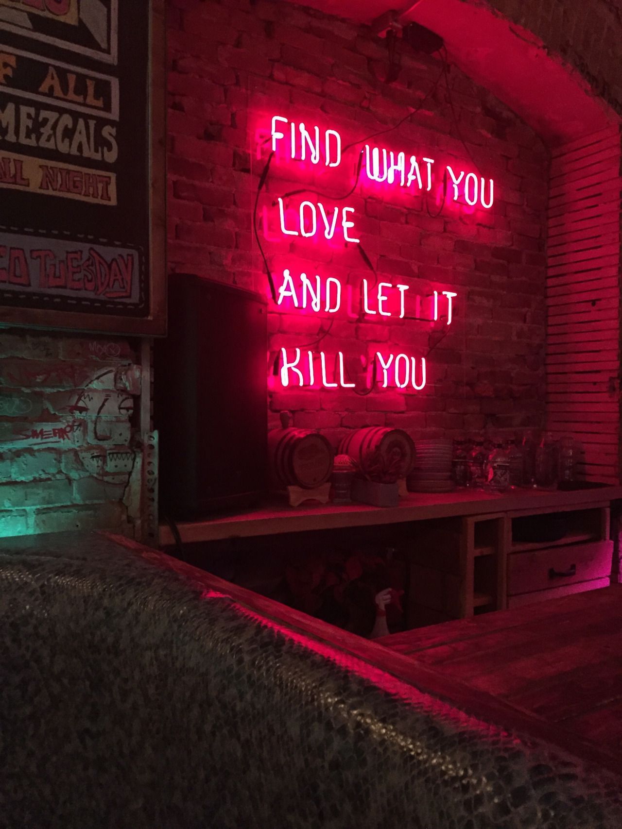 Trippy Neon Quotes Wallpapers