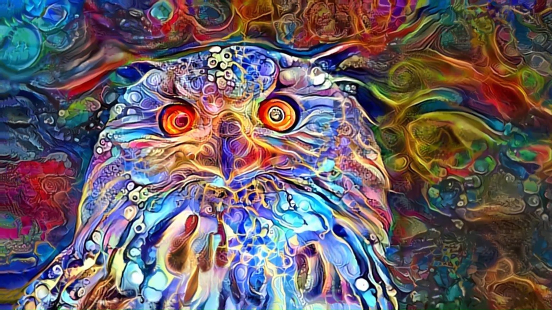 Trippy Owl Wallpapers