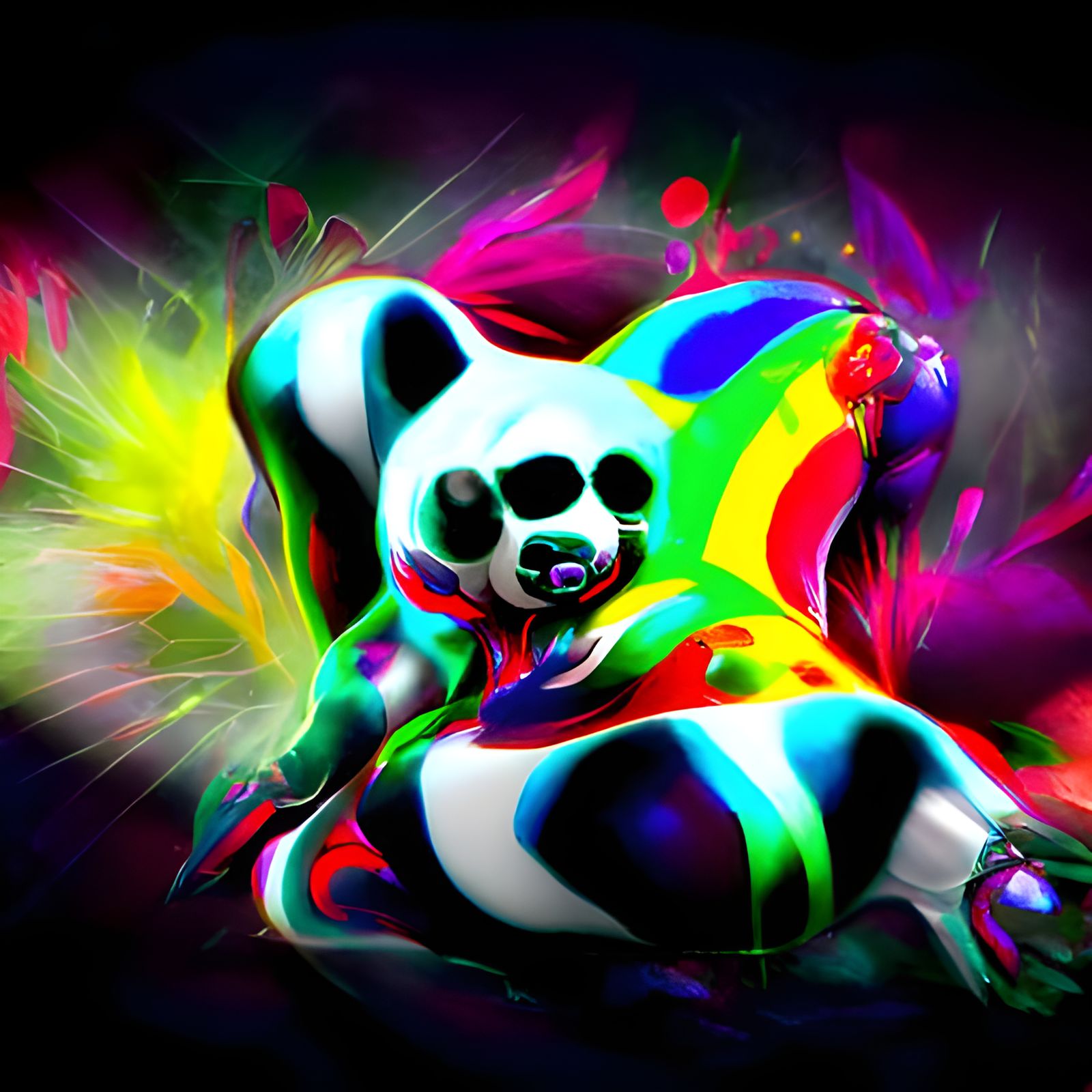 Trippy Panda Wallpapers