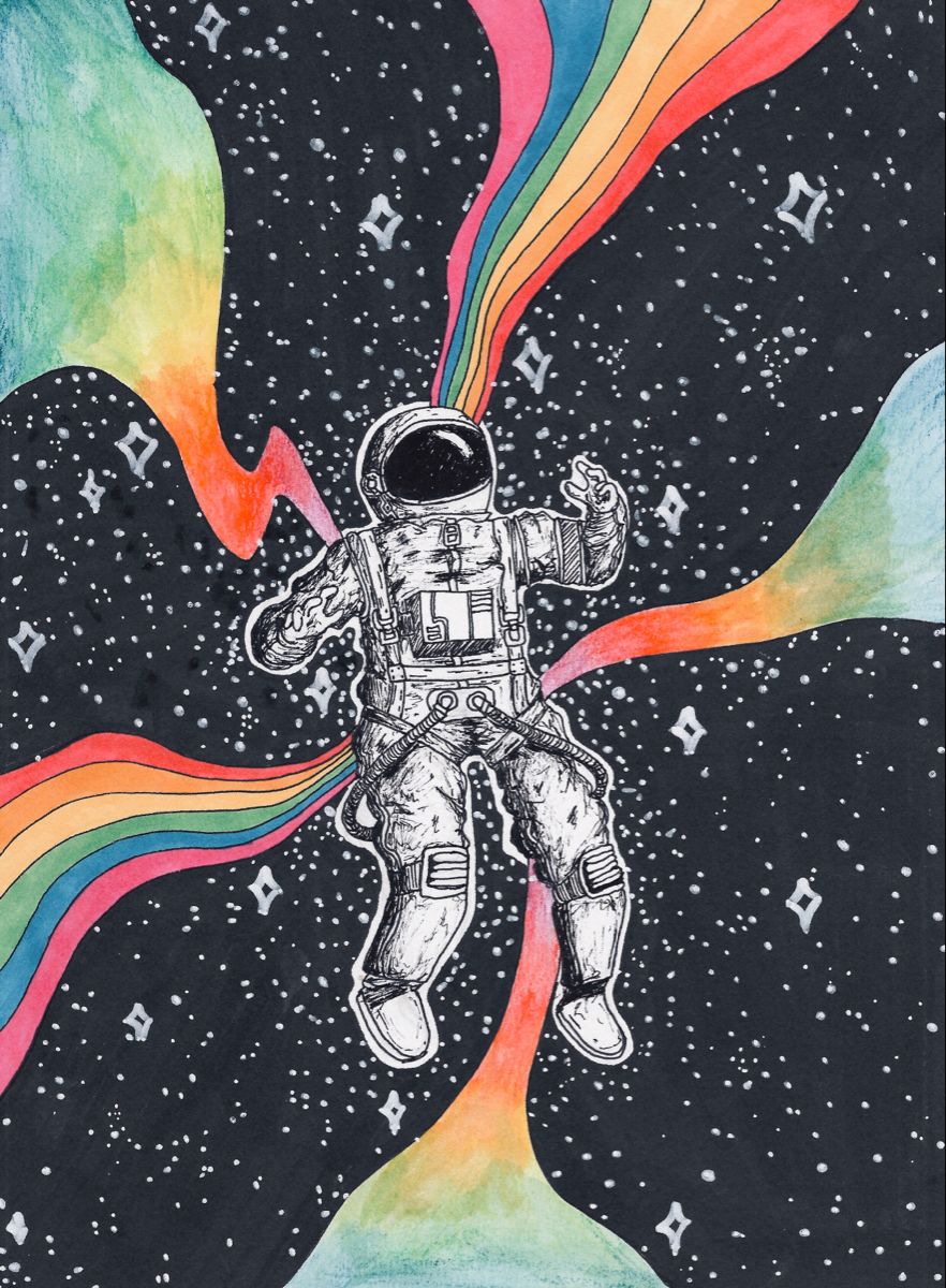 Trippy Space Art Wallpapers