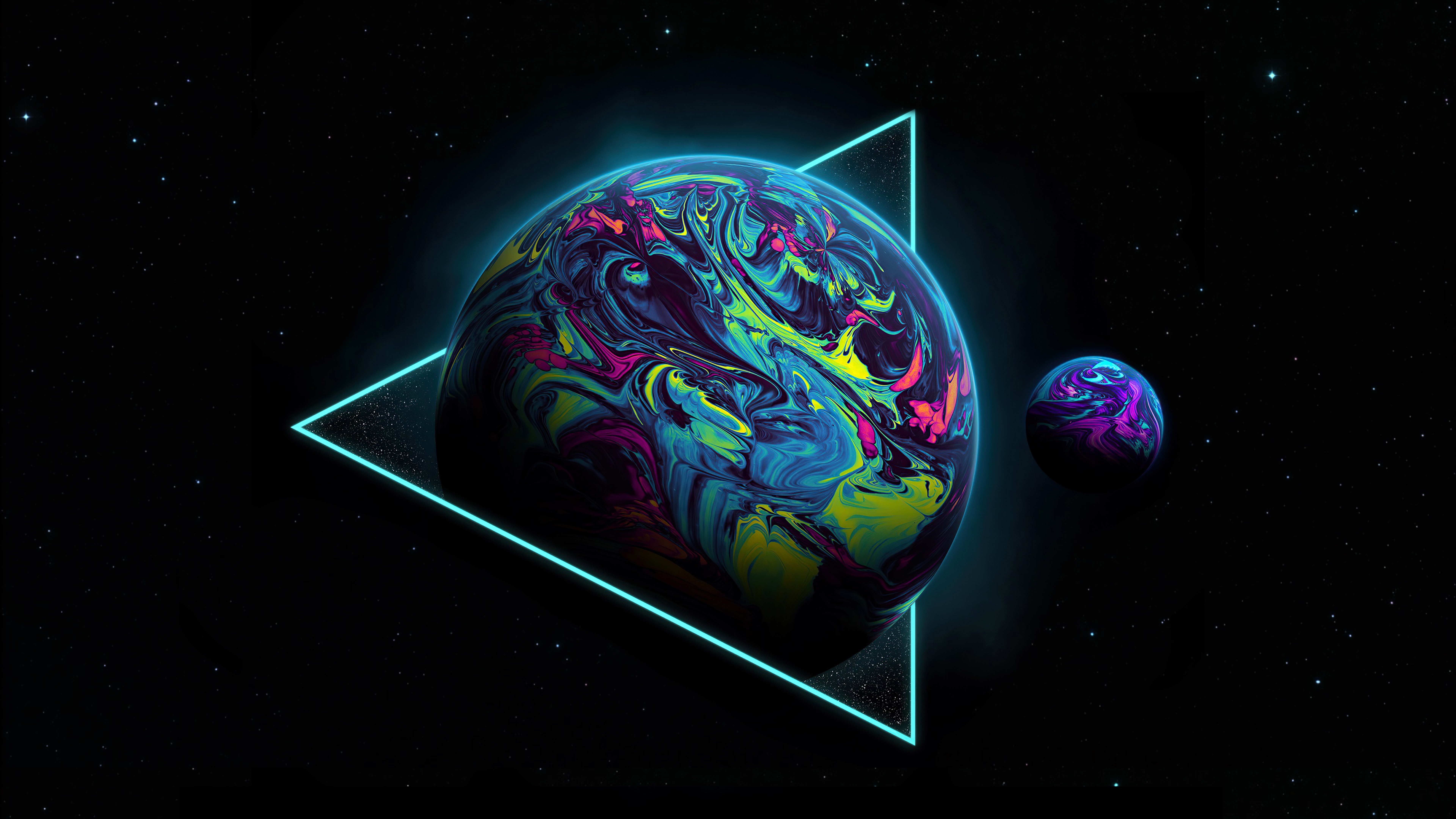 Trippy Space Art Wallpapers