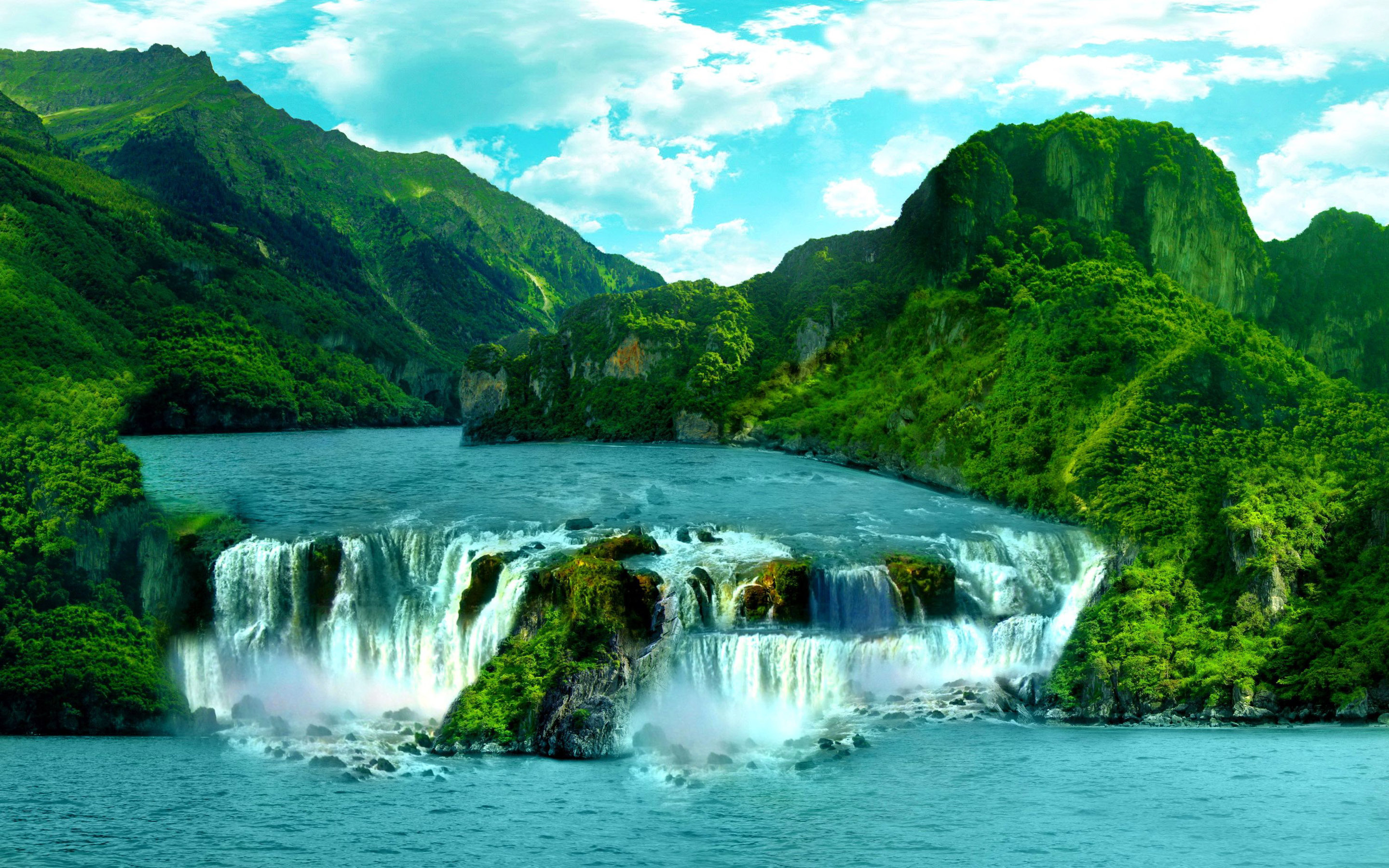 Tropic Waterfall Wallpapers