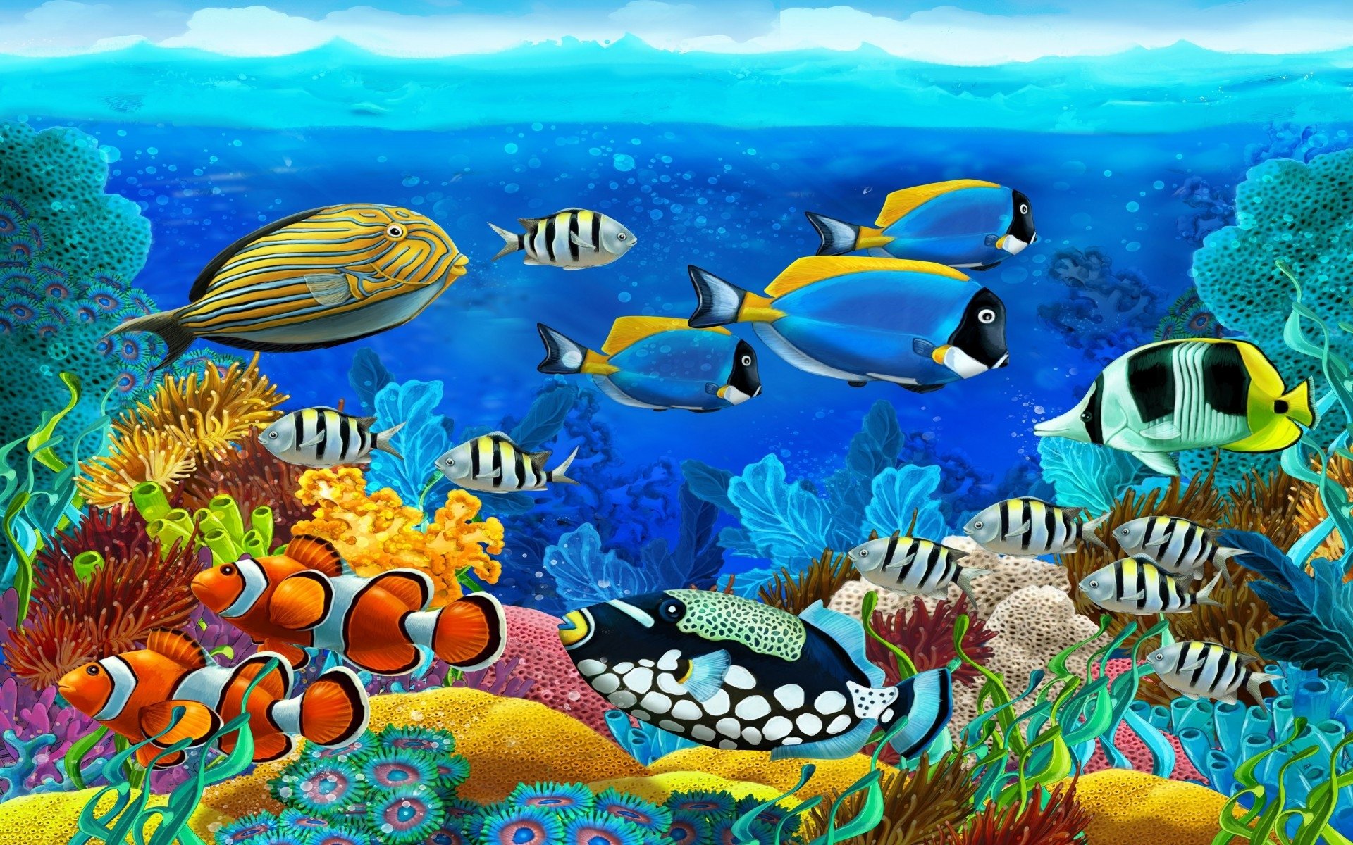 Tropical Fishes Wallpapers