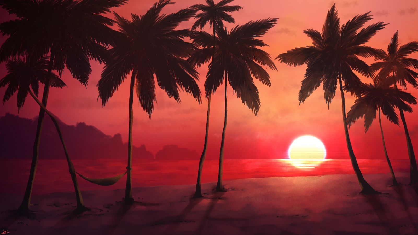 Tropical Sunset Wallpapers