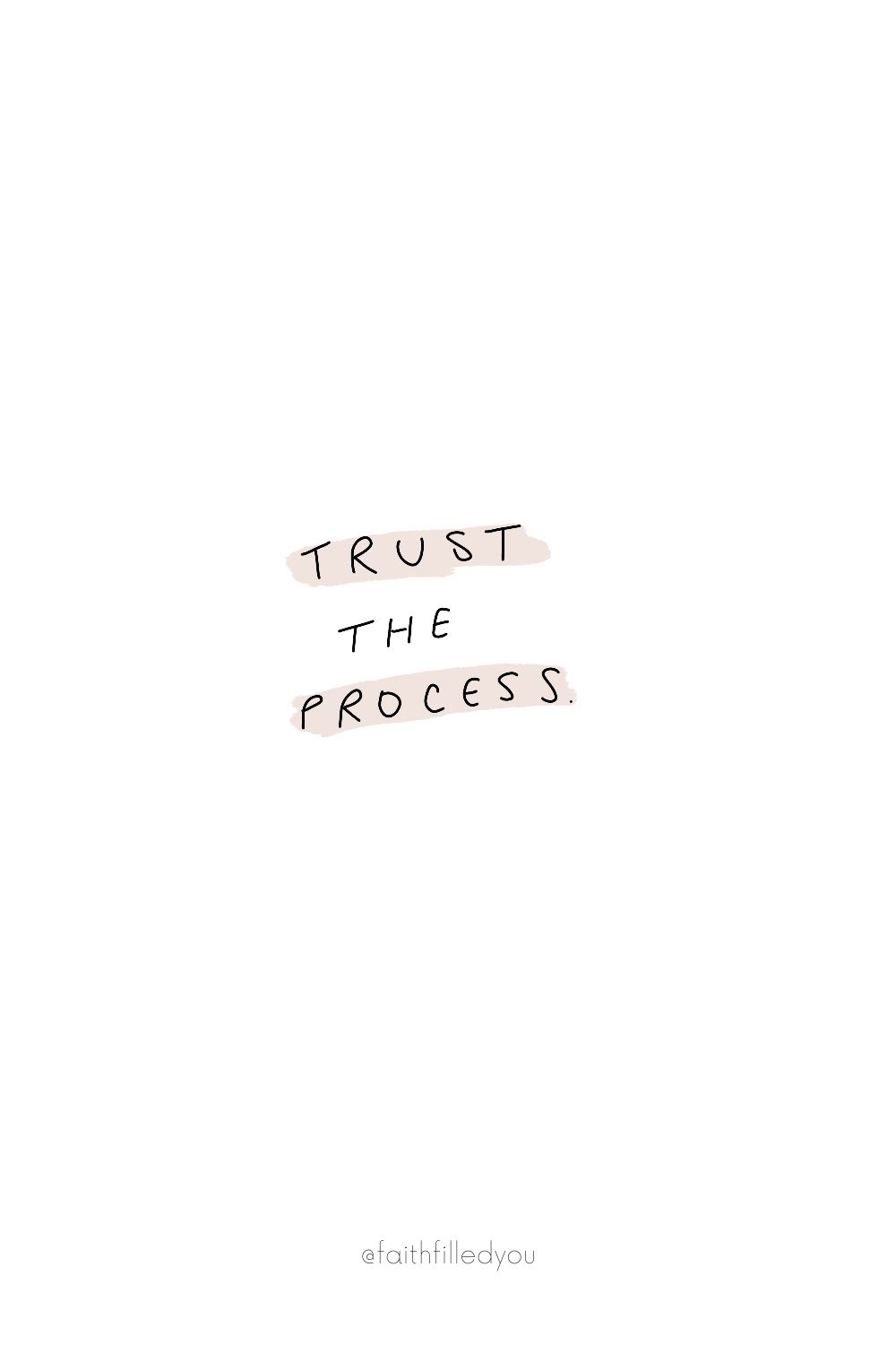 Trust The Process Wallpapers