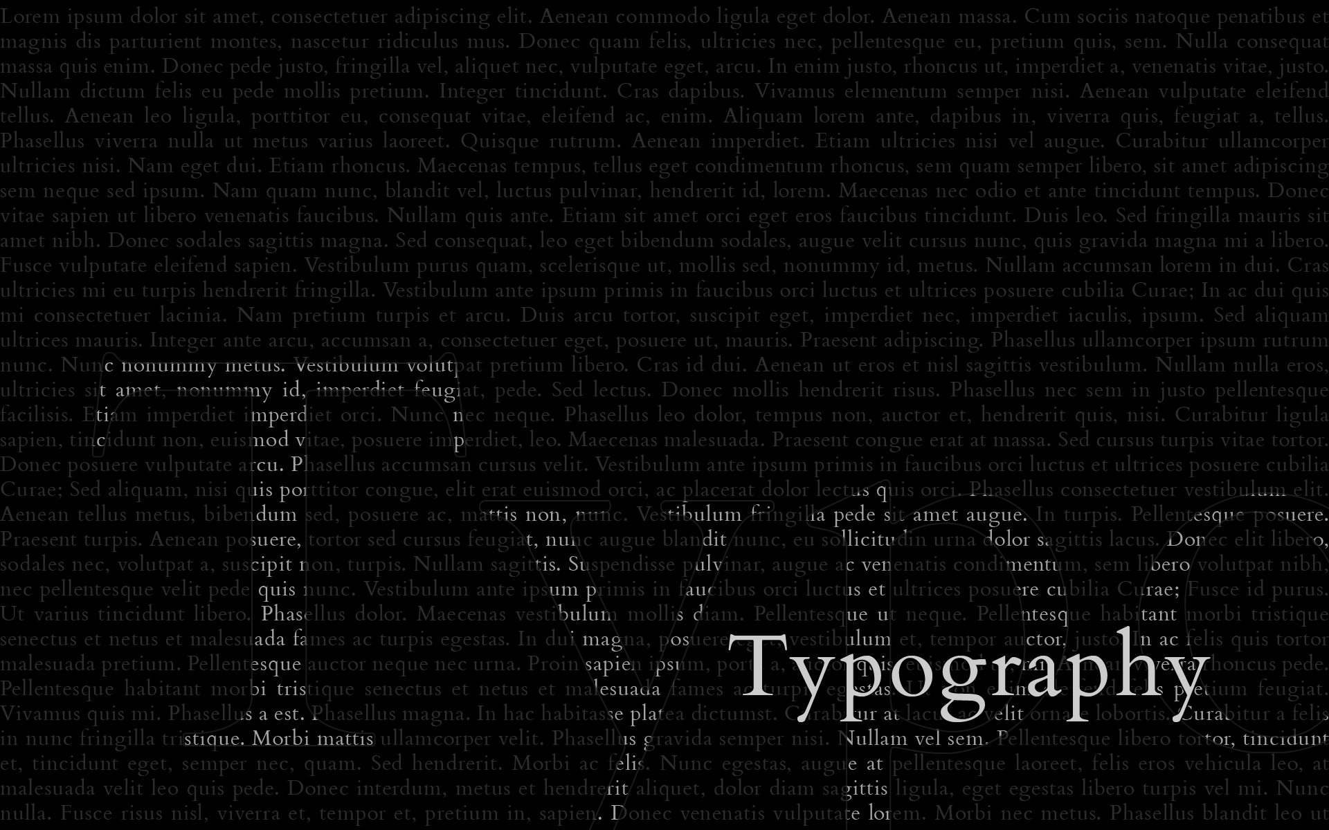 Typo Wallpapers