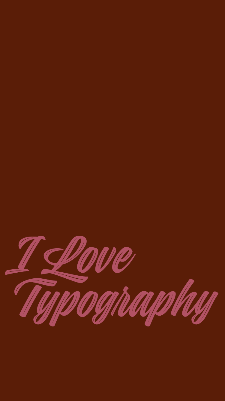 Typography Iphone Wallpapers