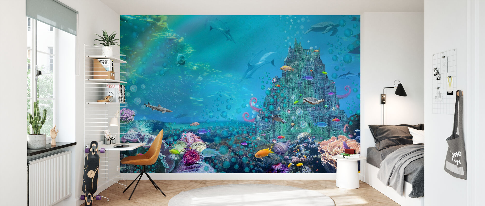 Underwater Palace Fantasy Wallpapers