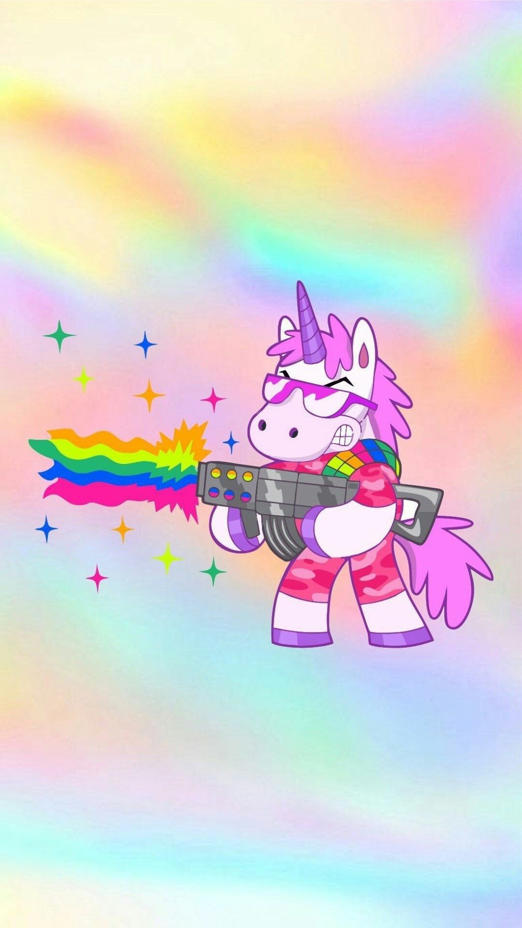 Unicorn Cat Gun Wallpapers