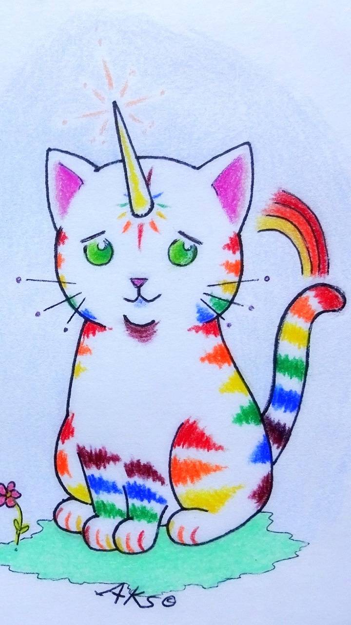 Unicorn Cat Gun Wallpapers