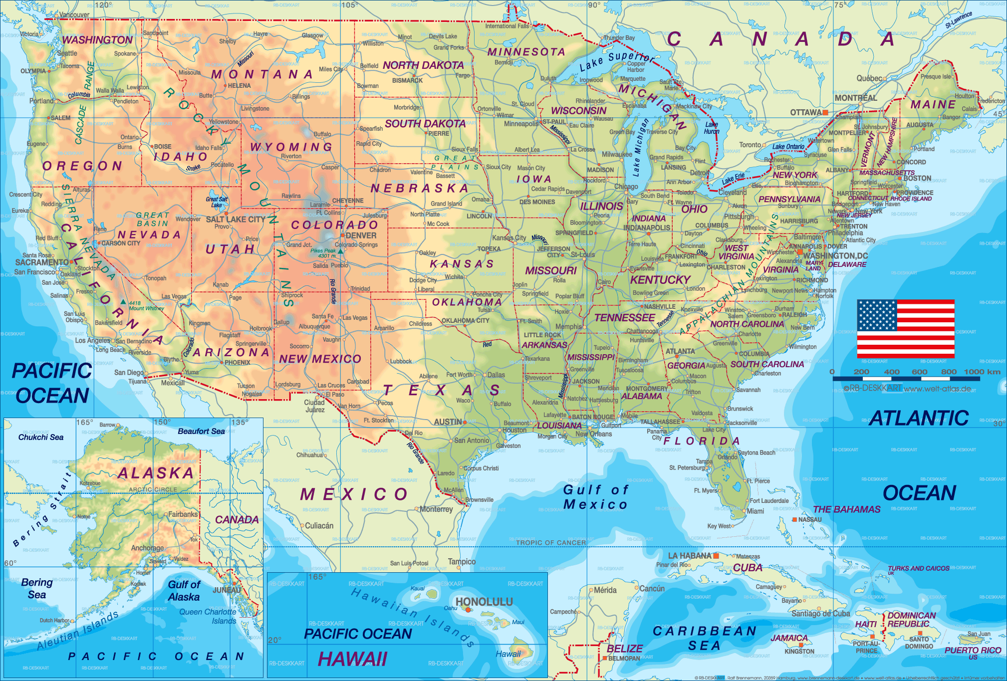 Usa Map Wallpapers