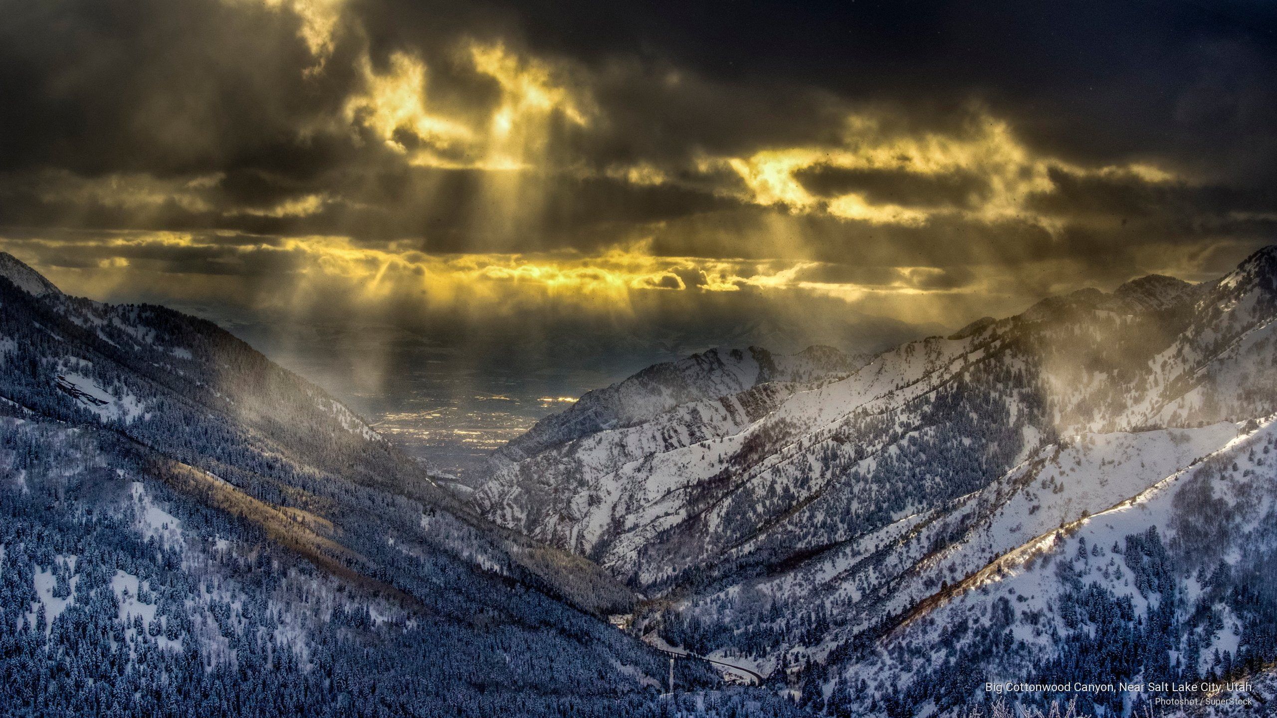 Utah Winter Mountains Wallpapers