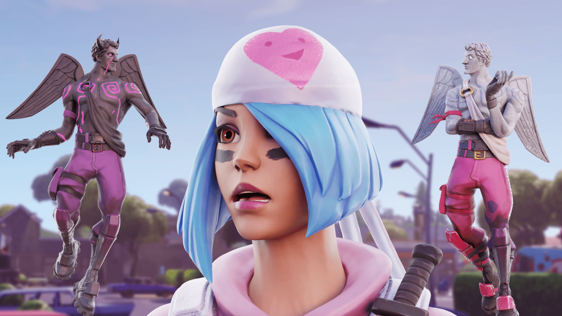 Valentine Skin Fortnite Wallpapers