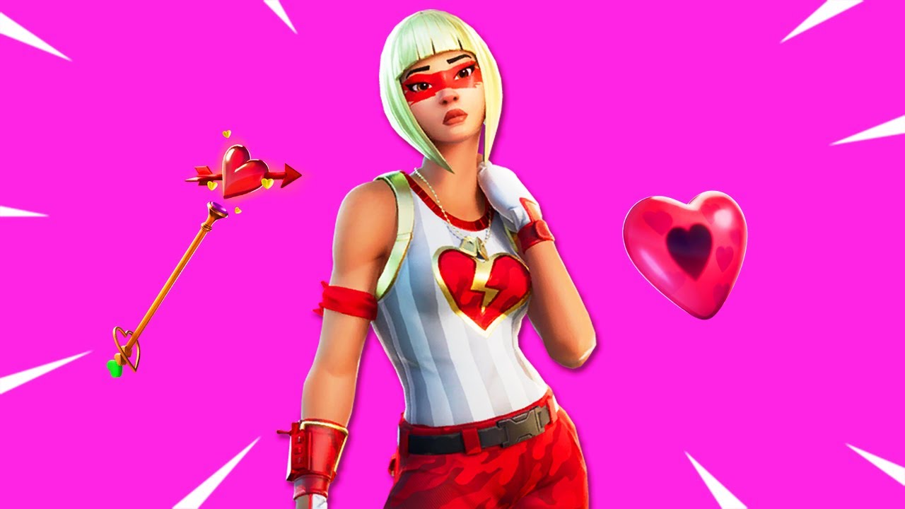 Valentine Skin Fortnite Wallpapers