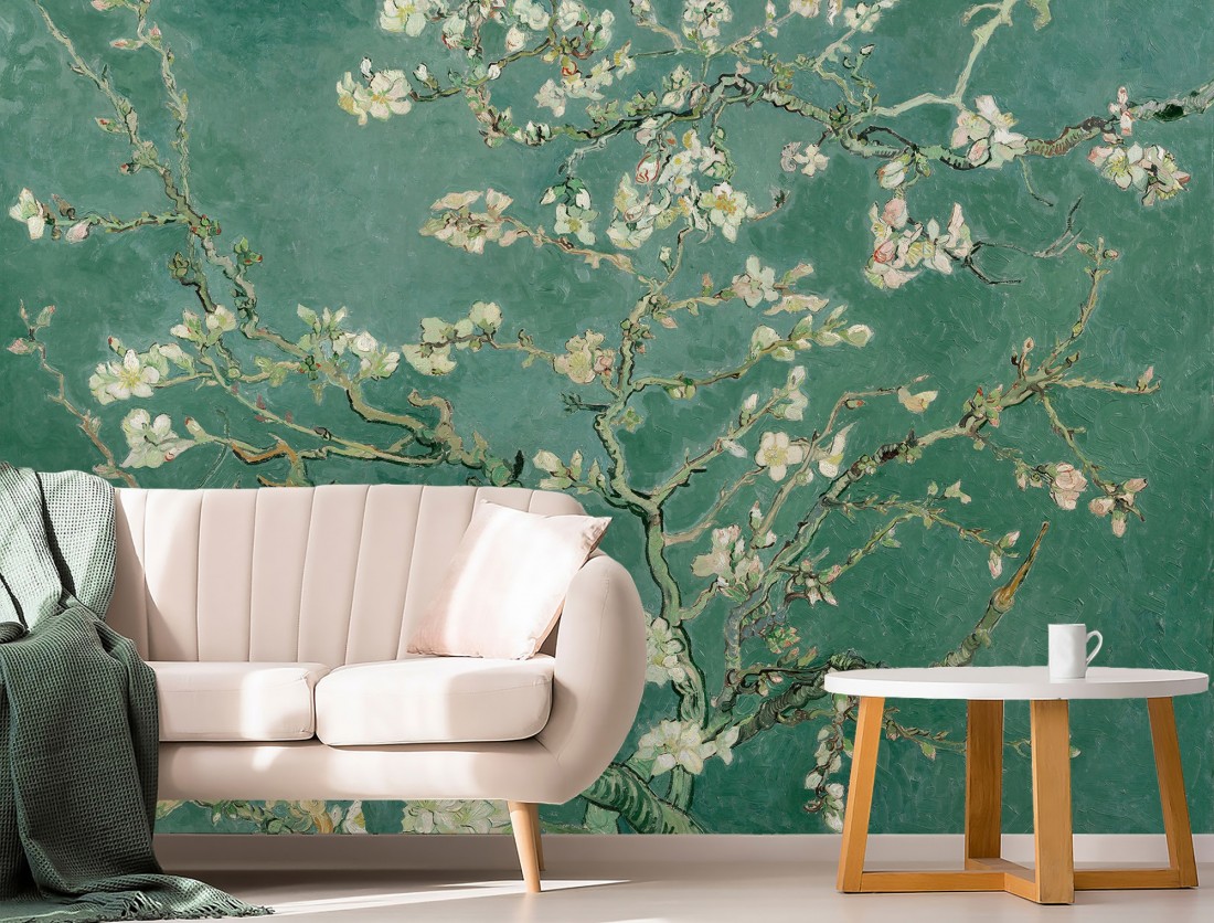 Van Gogh Blossoming Almond Trees Wallpapers