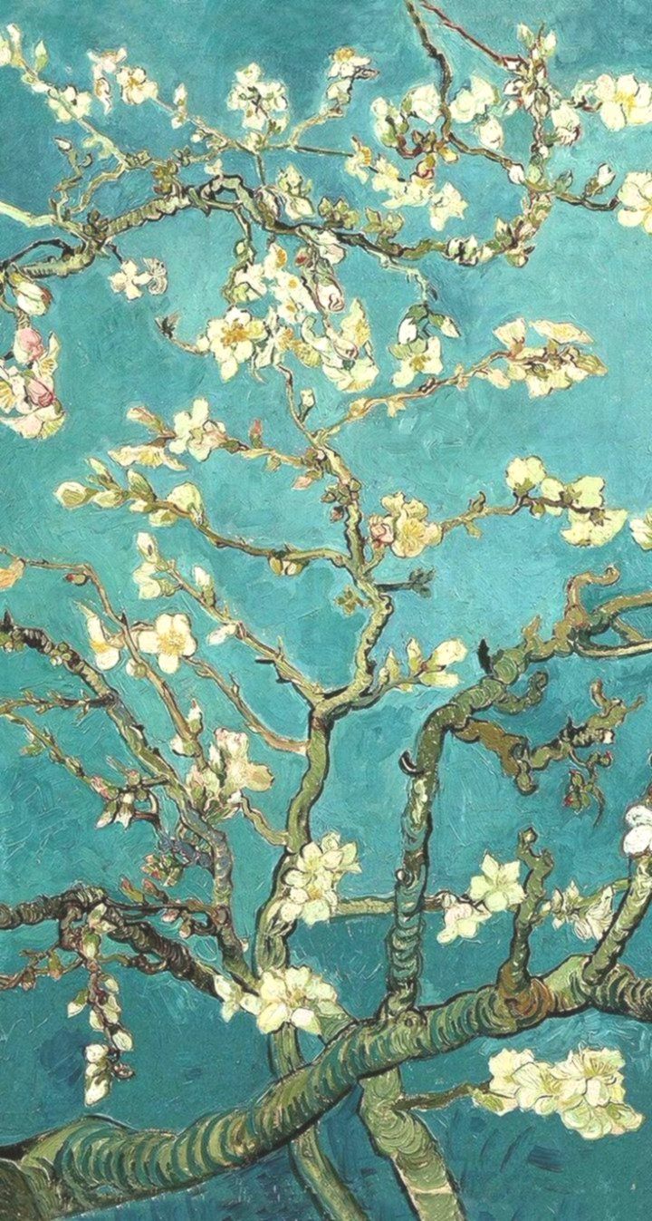 Van Gogh Blossoming Almond Trees Wallpapers