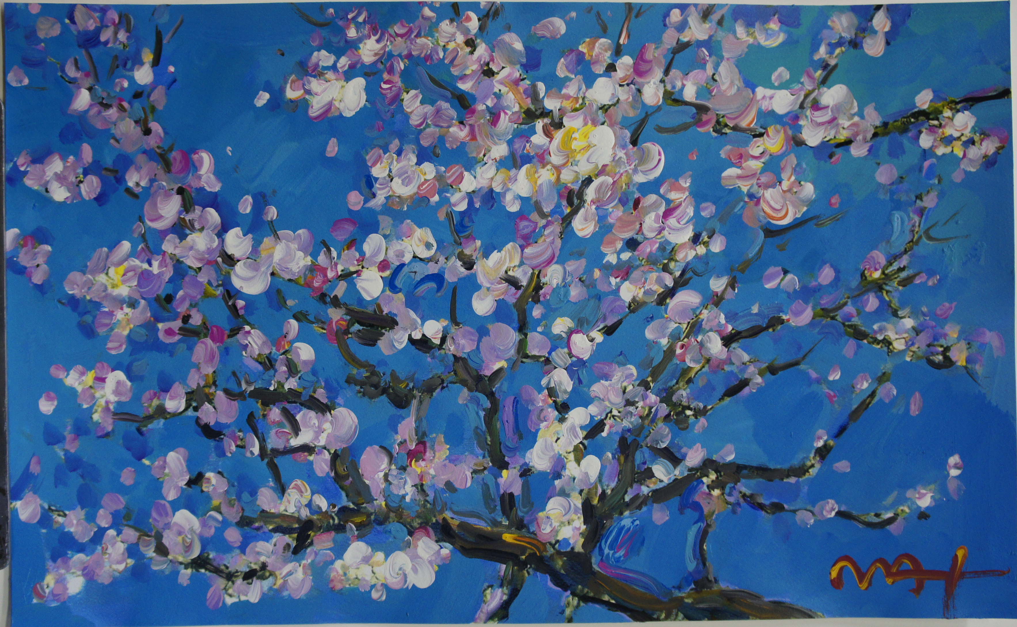 Van Gogh Blossoming Almond Trees Wallpapers